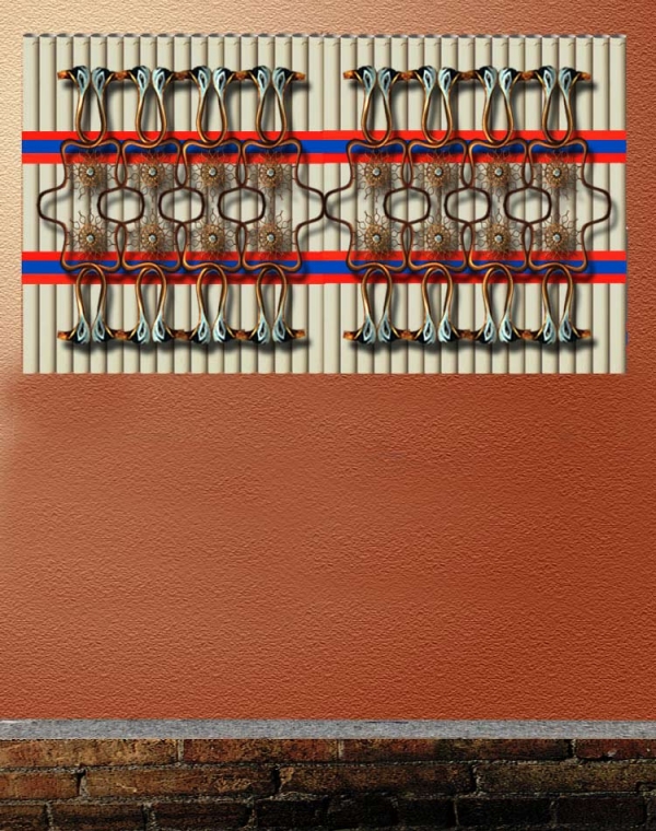 Creation of Recycled Metal Wall Decoration: Step 11